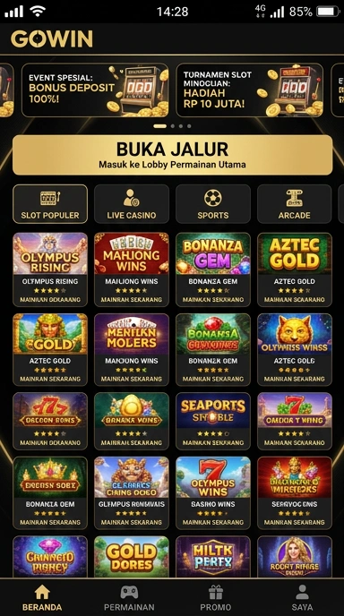 Tampilan link alternatif gowin
